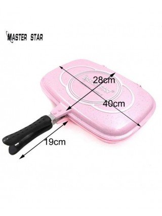 Master Star 36/40cm Double Sided Fry Pan Die-Casting Grill Pan