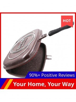 Master Star 36/40cm Double Sided Fry Pan Die-Casting Grill Pan