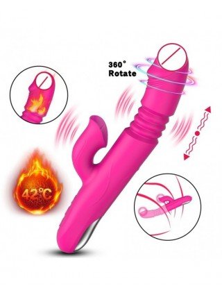 Powerful Thrusting Vibrator Female Clitoris Sucker Vacuum