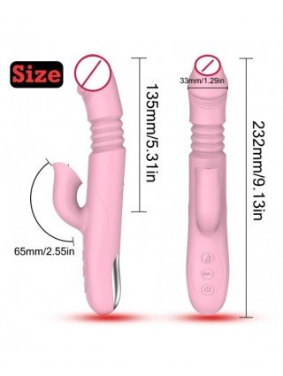 Powerful Thrusting Vibrator Female Clitoris Sucker Vacuum