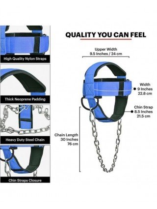 Head Neck Weight Lifting Straps Nylon Weight Bearing Cap with