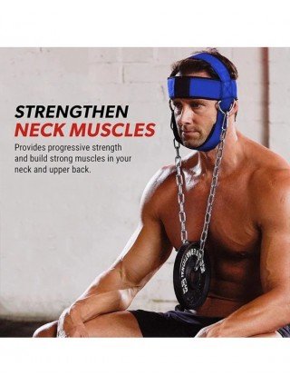 Head Neck Weight Lifting Straps Nylon Weight Bearing Cap with
