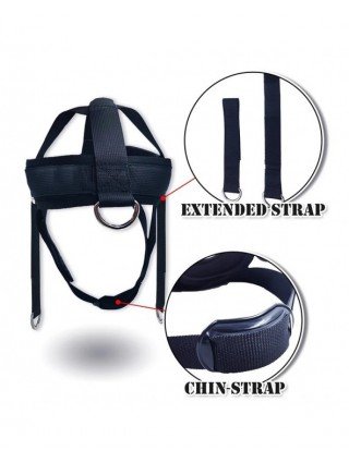 Head Neck Weight Lifting Straps Nylon Weight Bearing Cap with