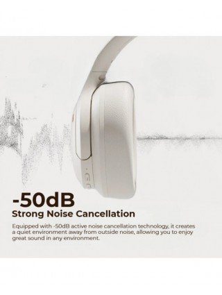 Sansui TD46 ANC Wireless Bluetooth 5.4 Headphones 50dB Active