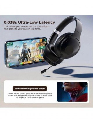 Sansui TD46 ANC Wireless Bluetooth 5.4 Headphones 50dB Active