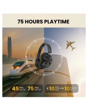 Oneodio A5 Bluetooth 5.4 Headphones 43dB Hybrid Active Noise
