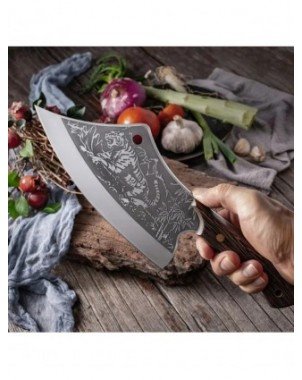 Forged Meat Cleaver Kitchen Butcher Knife Bone Chopping Chef