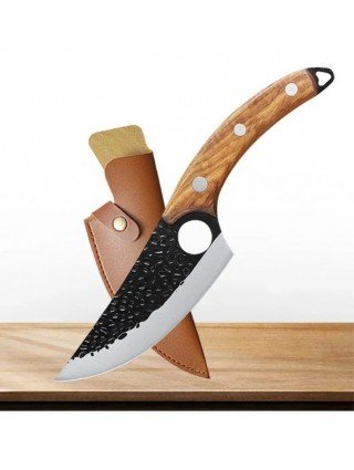 Professional Kitchen Knife Butcher Meat Cleaver Hand Forged
