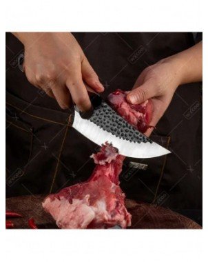 Professional Kitchen Knife Butcher Meat Cleaver Hand Forged
