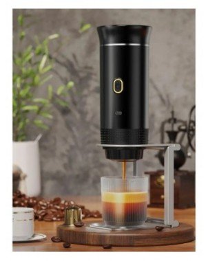 Wireless Electric Portable Espresso Coffee Machine for Car &