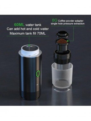 Wireless Electric Portable Espresso Coffee Machine for Car &