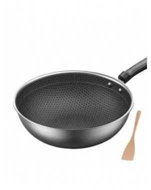 32cm Frying Pan,Stainless Steel Skillet Nonstick Fry Pans Chefs