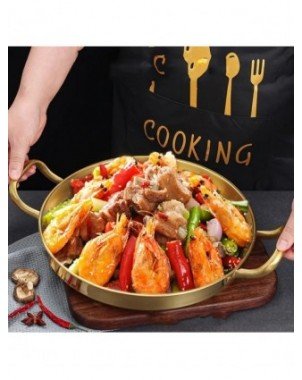 22/24/26/28/30cm Multipurpose Frying Pan Round Double Ear Dry