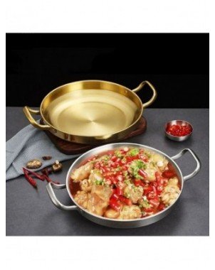 22/24/26/28/30cm Multipurpose Frying Pan Round Double Ear Dry
