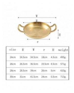 22/24/26/28/30cm Multipurpose Frying Pan Round Double Ear Dry