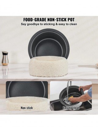 VEVOR 8L 10L 13L Commercial Rice Cooker with Aluminium Nonstick