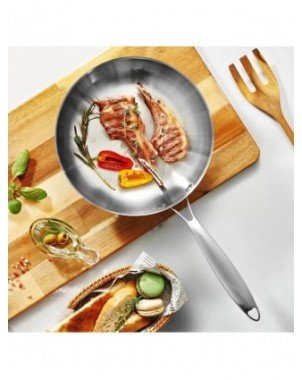 304 Stainless Steel Frying Pan, NonStick Pan Fried Steak Pot