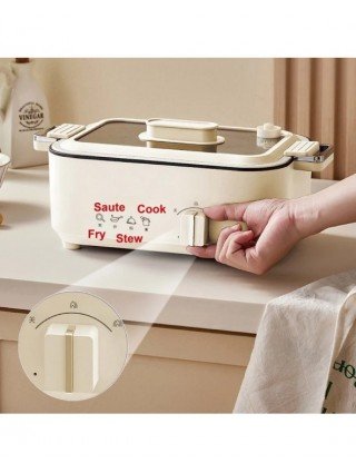 5L Electric Cooker Multi-functional Non-stick Electric Wok Home