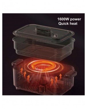 5L Electric Cooker Multi-functional Non-stick Electric Wok Home