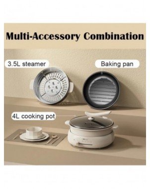 Electric chaffy dish electric steamer multi-purpose pot