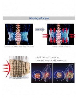 Back Decompression Lumbar Support Belt Waist Air Traction Brace