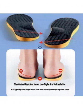 1Pair Arch Support Insole for Flat Feet O/X-Leg Orthopedic