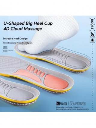 Sport Insoles Arch Support Breathable Technology Design Shock