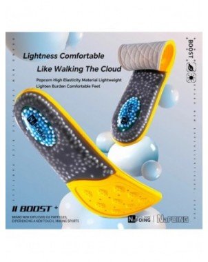 Sport Insoles Arch Support Breathable Technology Design Shock