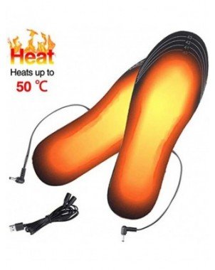USB Heated Shoe Insoles Feet Warm Sock Pad Mat Electrically