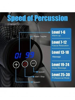 30 Level Massage Gun Fascia Deep Muscle Relax Body Neck