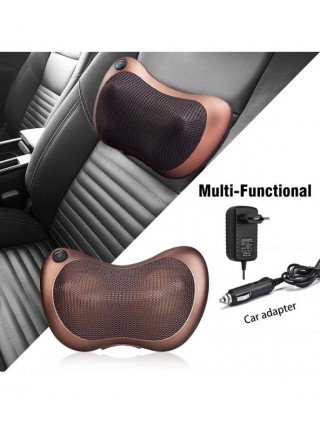 Head Massager Car Home Cervical Shiatsu Massage Neck Back Waist