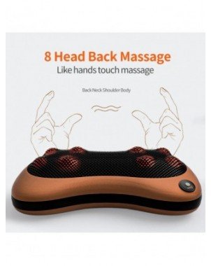 Head Massager Car Home Cervical Shiatsu Massage Neck Back Waist