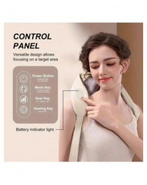 Neck Massager with low Heat Back Shoulder Massager Area
