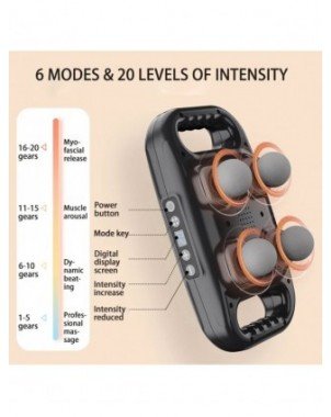 Fascia Gun Four-head Muscle Relaxation Massage Professional