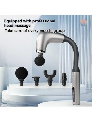 Smart Curved Hook Fascia Gun Electric Massager Massage Hammer