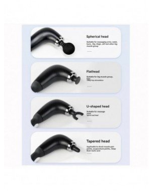 Smart Curved Hook Fascia Gun Electric Massager Massage Hammer