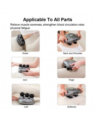 Fascia Gun Muscle Massager Gun High Frequency Back Waist