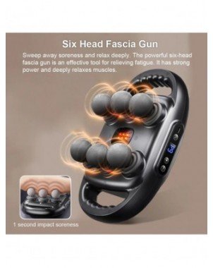 Fascia Gun Muscle Massager Gun High Frequency Back Waist