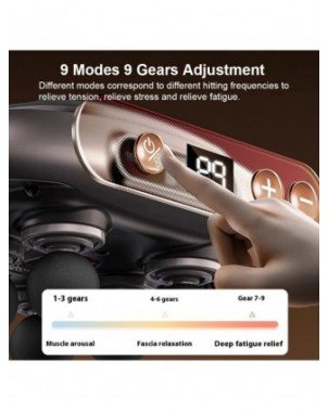 Fascia Gun Muscle Massager Gun High Frequency Back Waist
