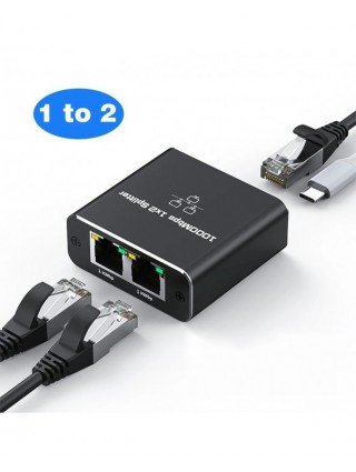 Gigabit Ethernet Switch Rj45 Splitter LAN Extension Adapter