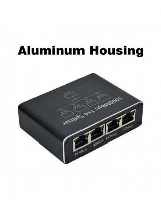Gigabit Ethernet Switch Rj45 Splitter LAN Extension Adapter