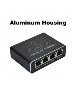 Gigabit Ethernet Switch Rj45 Splitter LAN Extension Adapter