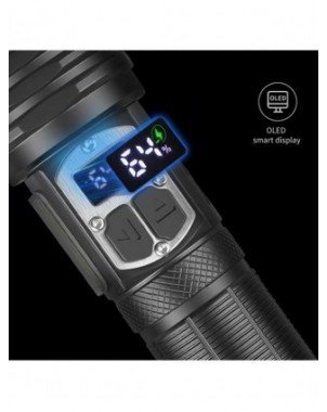 High Power XHP160 Led Flashlight Rechargeable 16 Core Torch
