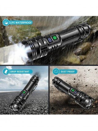 Rechargeable GT10 Flashlight Super Bright Portable Ultra Power