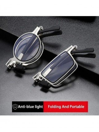 Retro Folding Reading Glasses for Men / Women Metal Frame