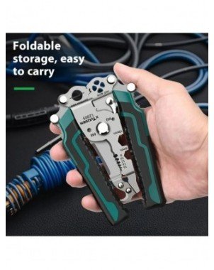 Multi functional foldable electrician specific wire cutting