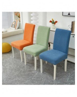 1/2/4/6pcs Jacquard Dining Chair Slipcover Stretch Chair Covers
