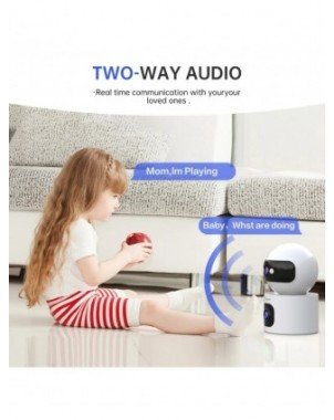 Lenovo 4K IP Camera 5G WiFi Dual Lens Smart Home Auto Tracking