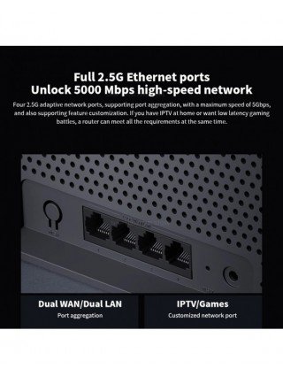 Xiaomi Router BE6500 Quad Nucleus Wifi7 6500Mbps 2.5G Ethernet