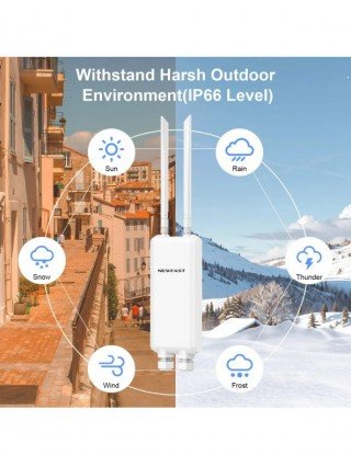 NEWFAST 1200Mbps Outdoor WIFI Router/AP High Power Long Range